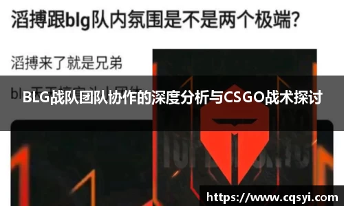 BLG战队团队协作的深度分析与CSGO战术探讨